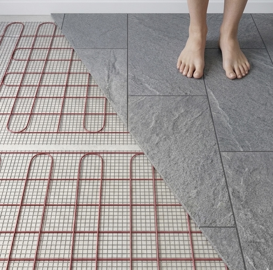 Underfloor Heating Compatible Tiling in St Neots
